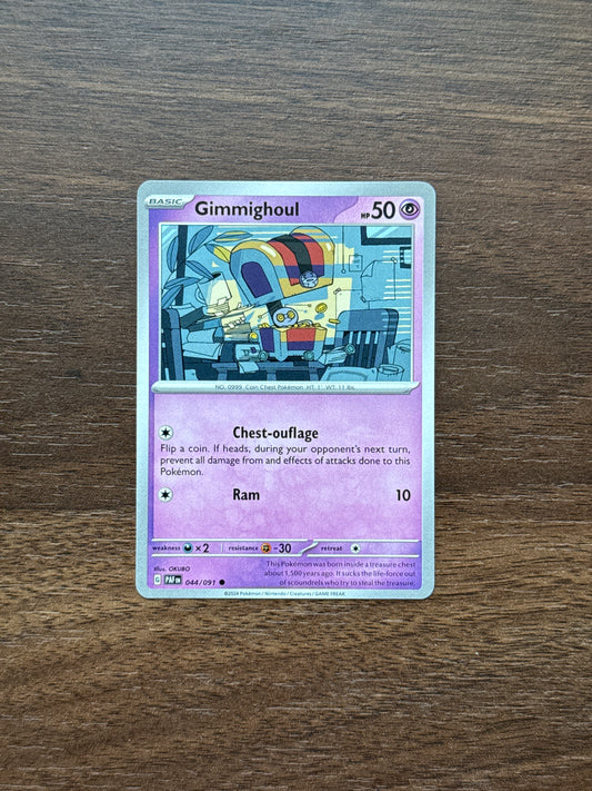 044/091 | Gimmighoul Common | Paldean Fates