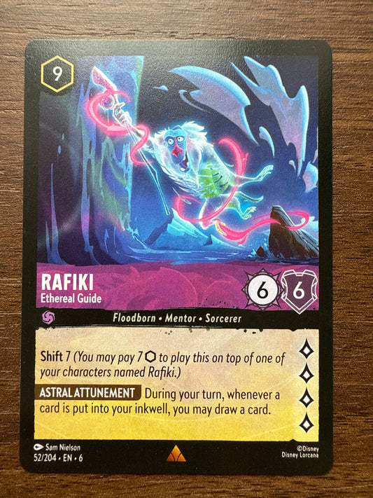 Rafiki Rare Card | Azurite Sea | 052/204