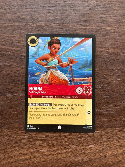 117/204 | Moana Common Card | Azurite Sea