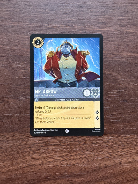 182/204 | Mr Arrow Common Card | Azurite Sea