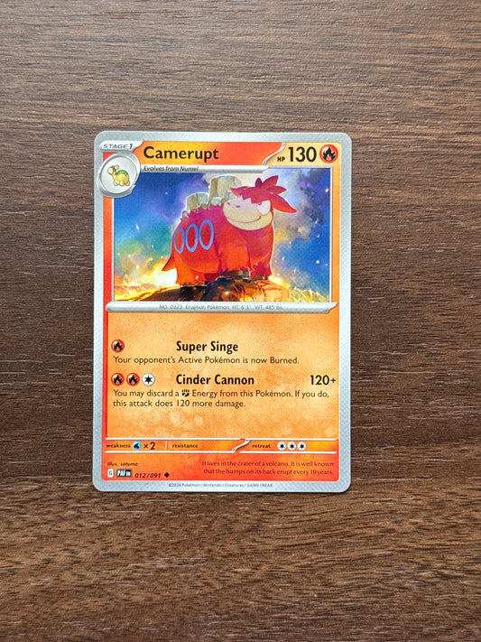 012/091 | Camerupt Common | Paldean Fates
