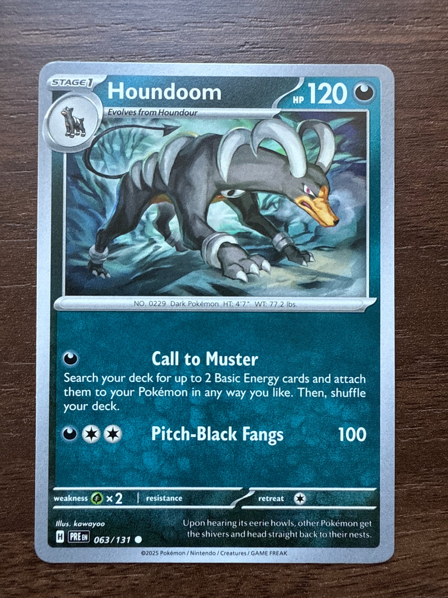 Houndoom Common | Prismatic Evolutions | 063/131