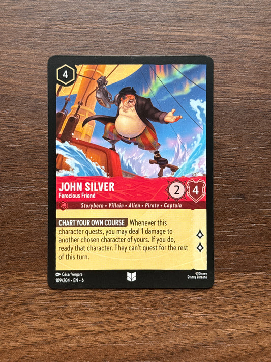 109/204 | John Silver Uncommon Card | Azurite Sea