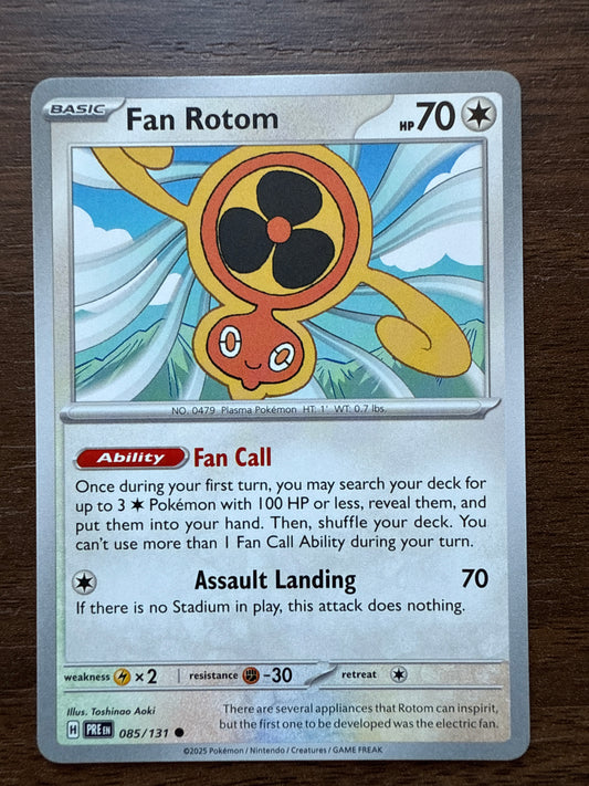 Fan Rotom Common | Prismatic Evolutions | 085/131