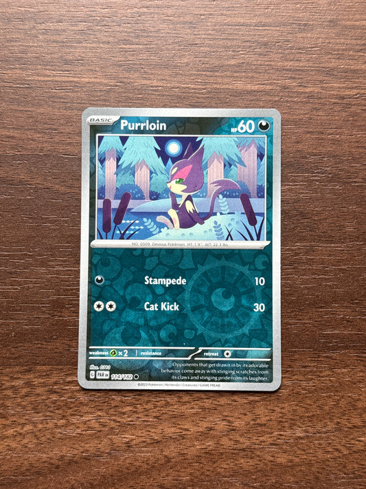 114/182 | Purrloin Rev Holo | Paradox Rift