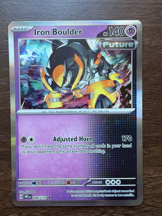 Iron Boulder Holo | Prismatic Evolutions | 046/131