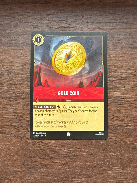 133/204 | Gold Coin Common Card | Azurite Sea