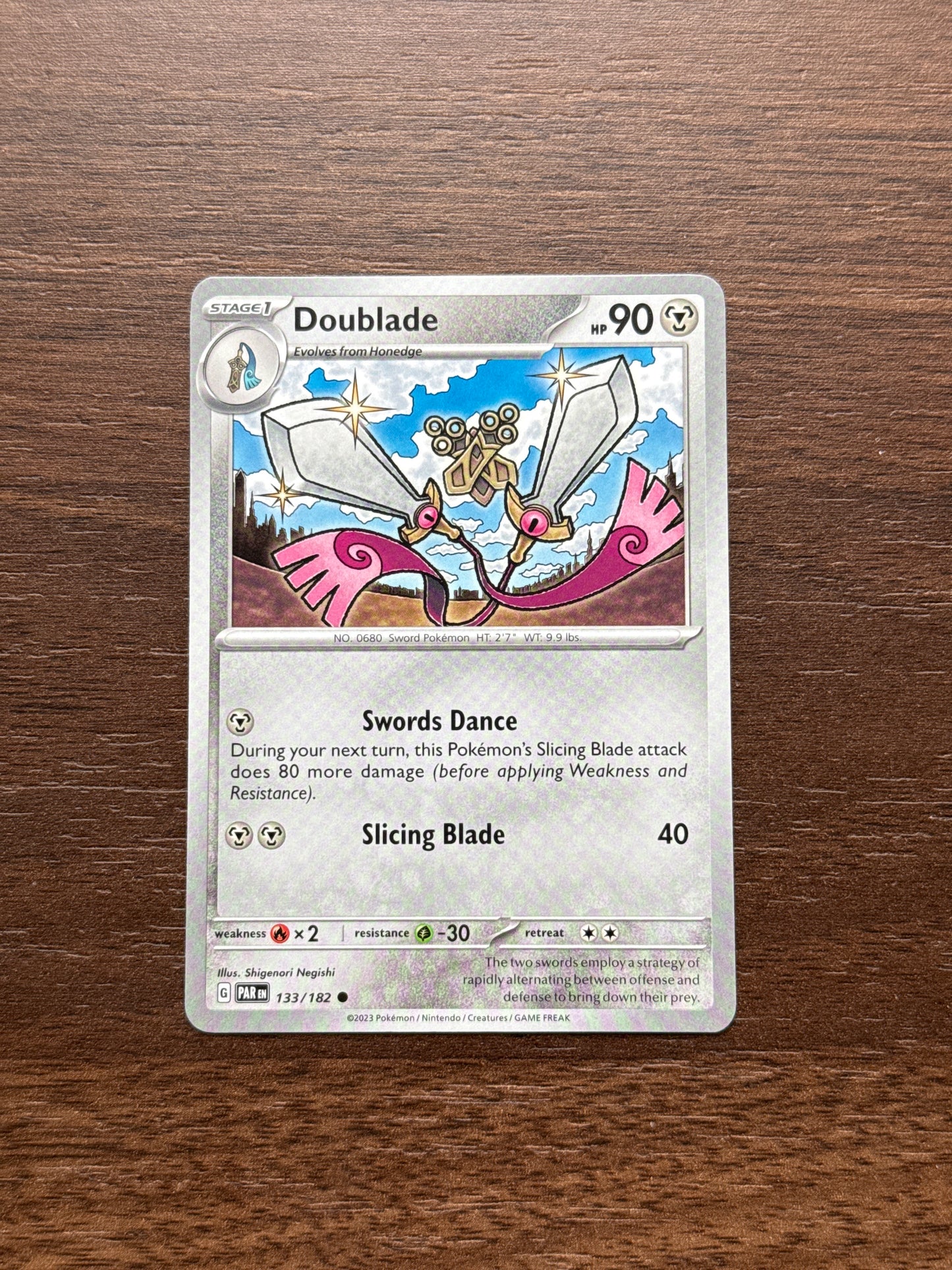 133/182 | Doublade Common | Paradox Rift