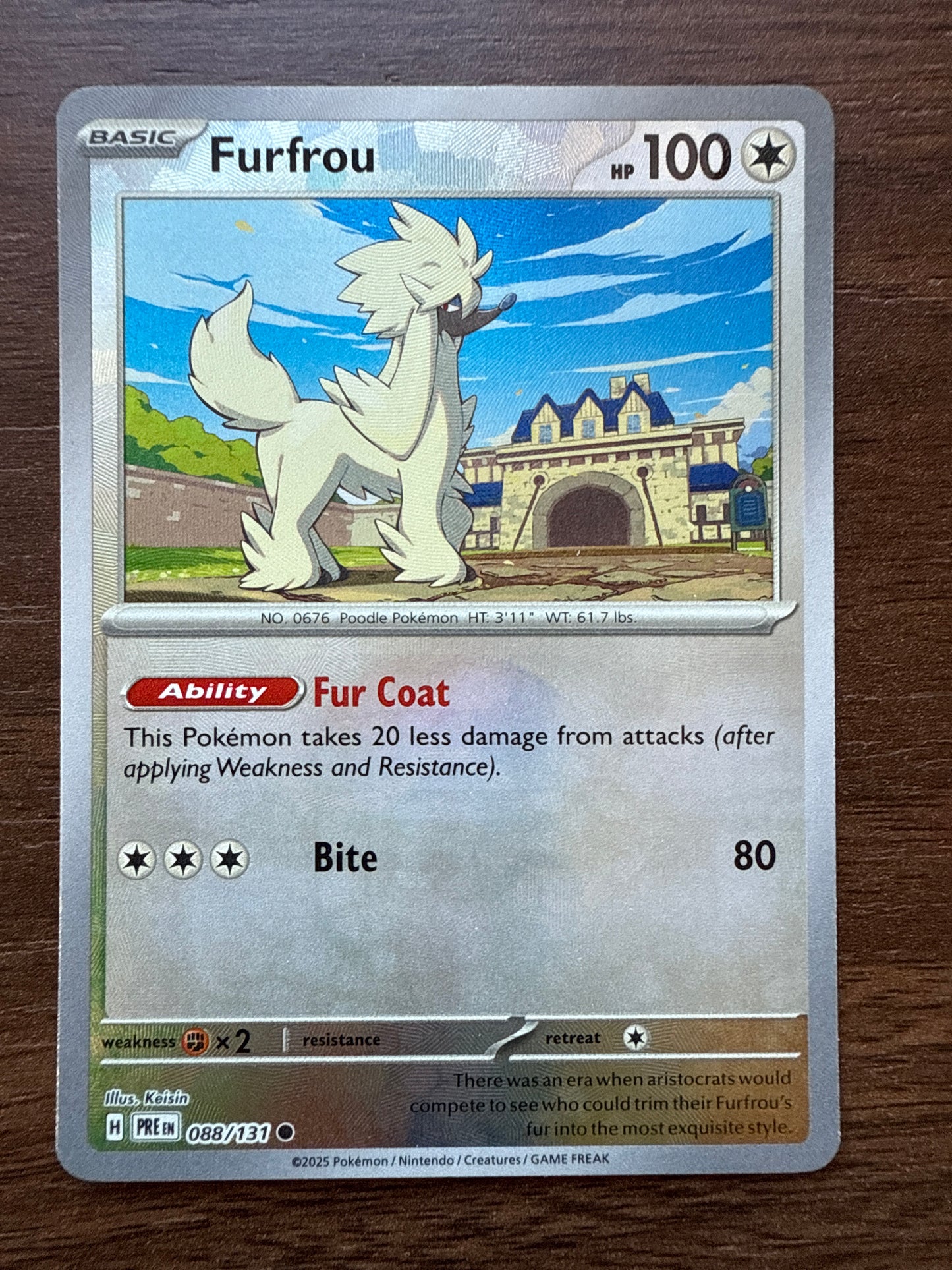 Furfrou Pokeball | Prismatic Evolutions | 088/131