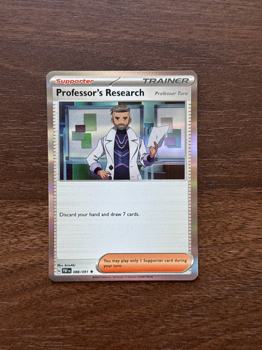 088/091 | Professor's Research - Professor Turo Holo | Paldean Fates