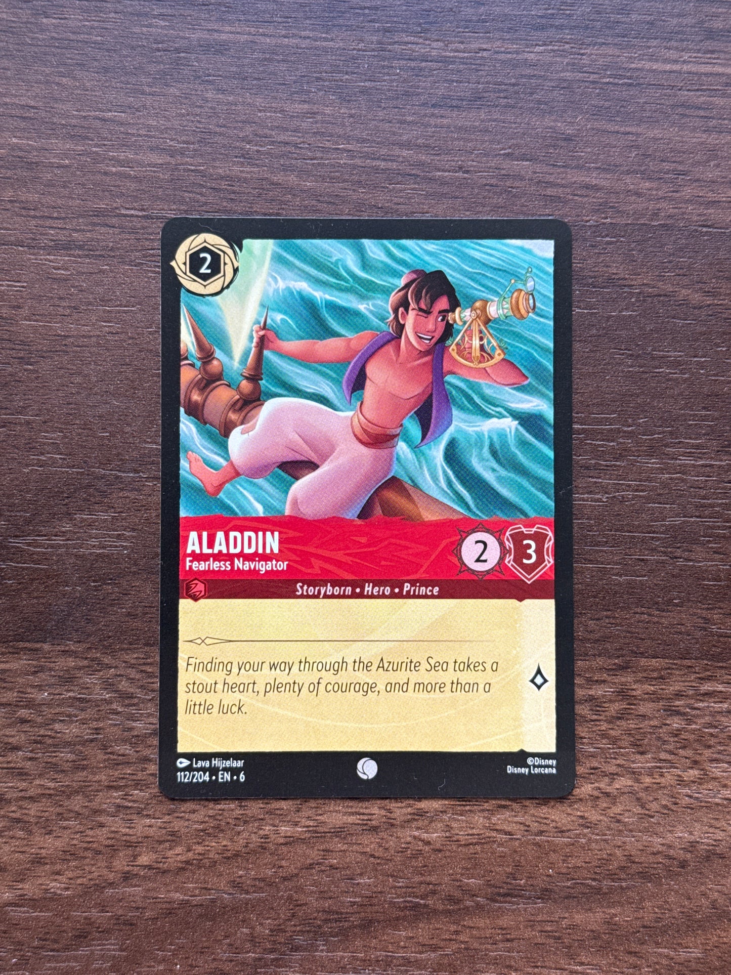 112/204 | Aladdin Common Card | Azurite Sea