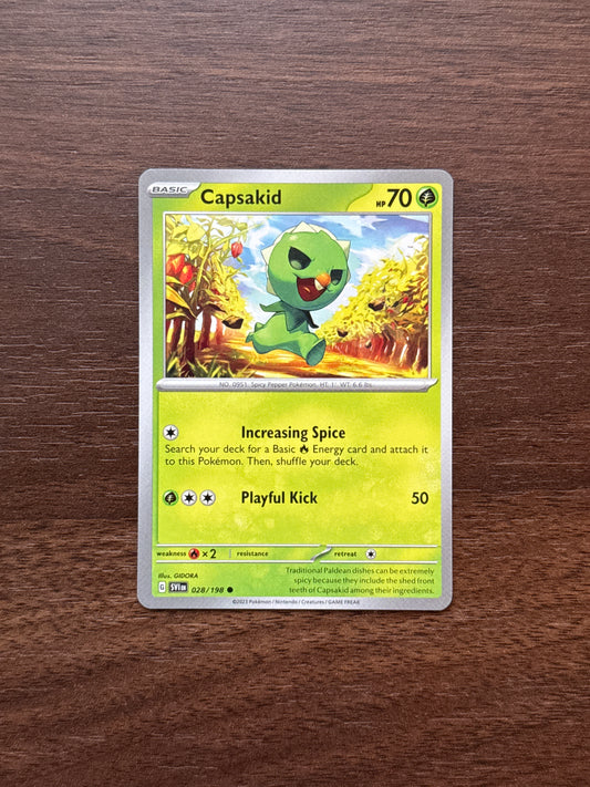 028/198 | Capsakid Common | Scarlet & Violet Base