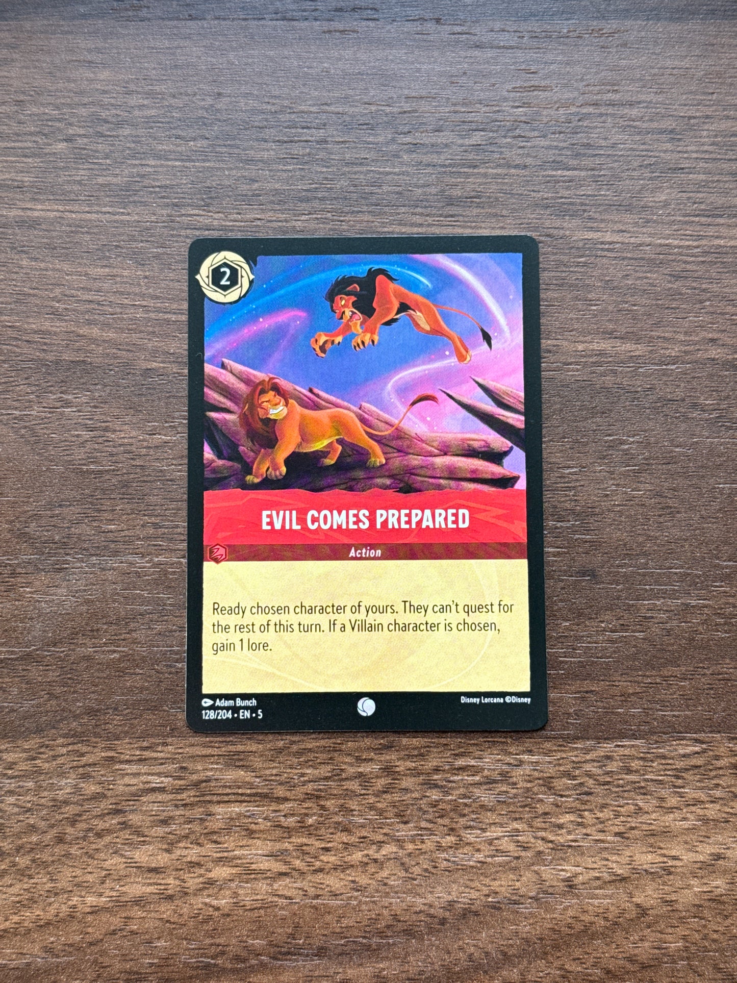 128/204 | Evil Comes Prepared Common | Shimmering Skies