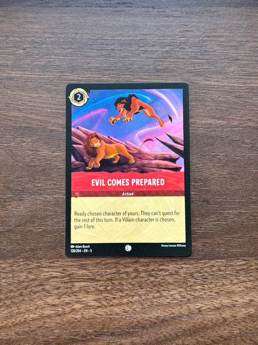 128/204 | Evil Comes Prepared Common | Shimmering Skies