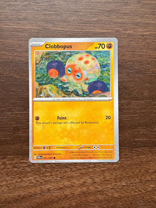 051/091 | Clobbopus Common | Paldean Fates