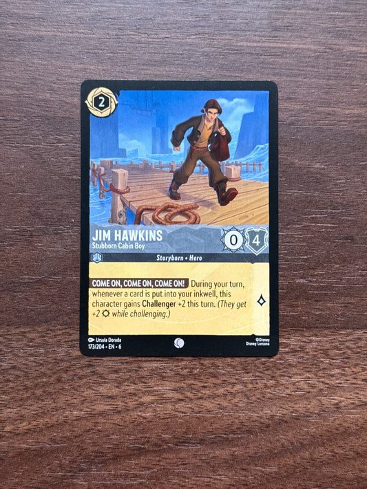 173/204 | Jim Hawkins Common Card | Azurite Sea