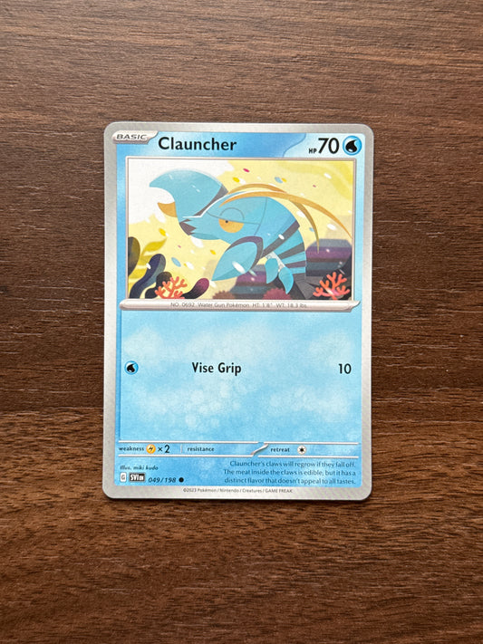 049/198 | Clauncher Common | Scarlet & Violet Base