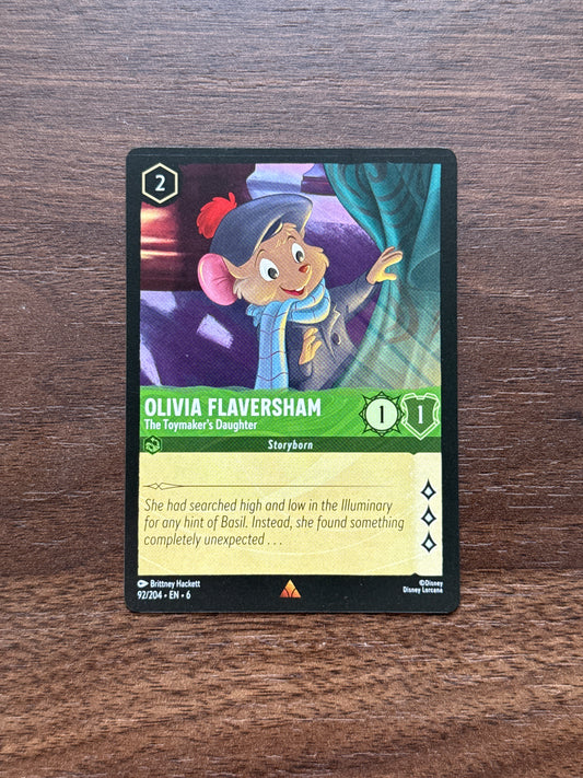 092/204 | Olivia Flaversham Rare Card | Azurite Sea