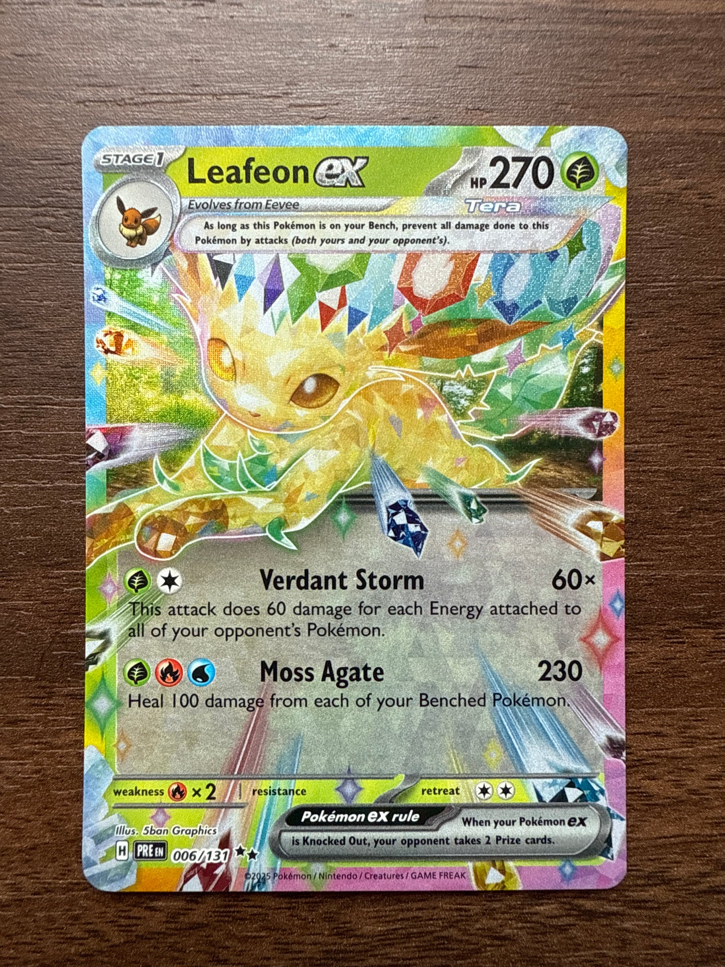 Leafeon ex | Prismatic Evolutions | 006/131