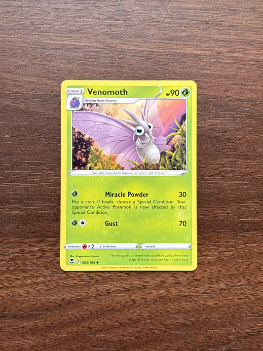 002/195 | Venomoth Common | Silver Tempest