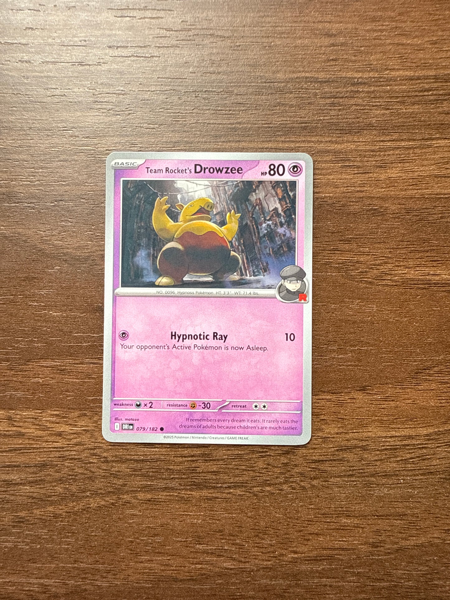 079/182 | Team Rocket’s Drowzee Common | Destined Rivals