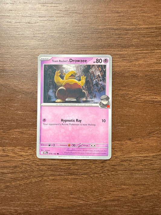079/182 | Team Rocket’s Drowzee Common | Destined Rivals