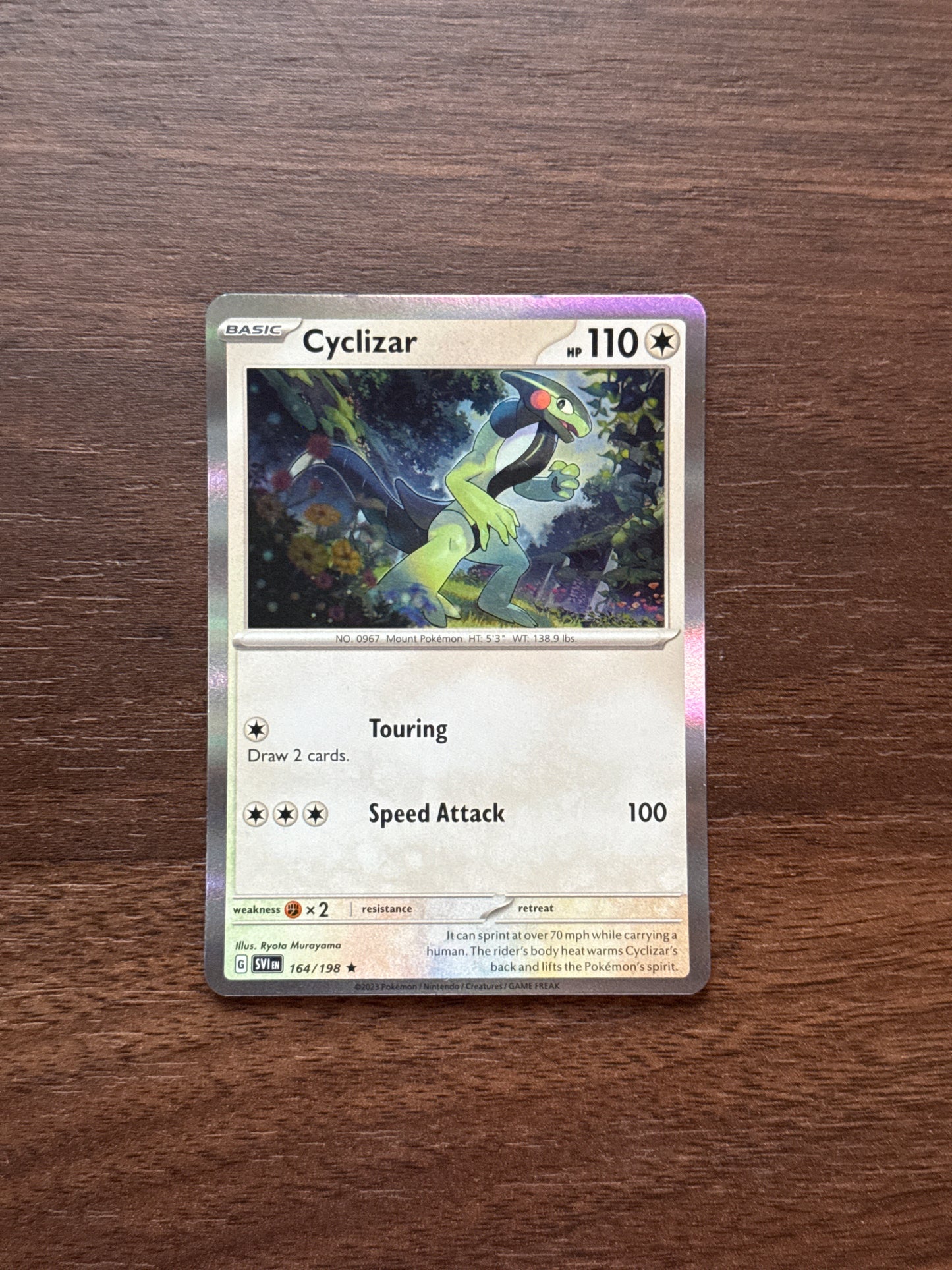 164/198 | Cyclizar Holo | Scarlet & Violet Base