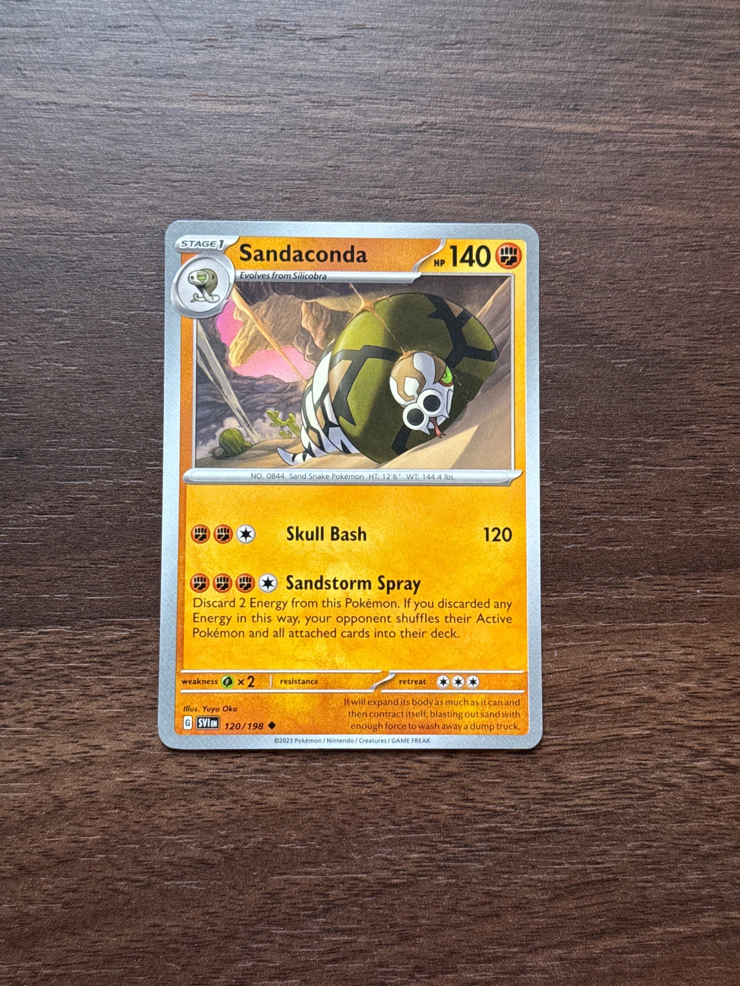 120/198 | Sandaconda Common | Scarlet & Violet Base