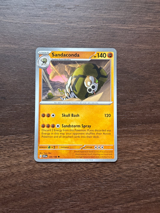 120/198 | Sandaconda Common | Scarlet & Violet Base