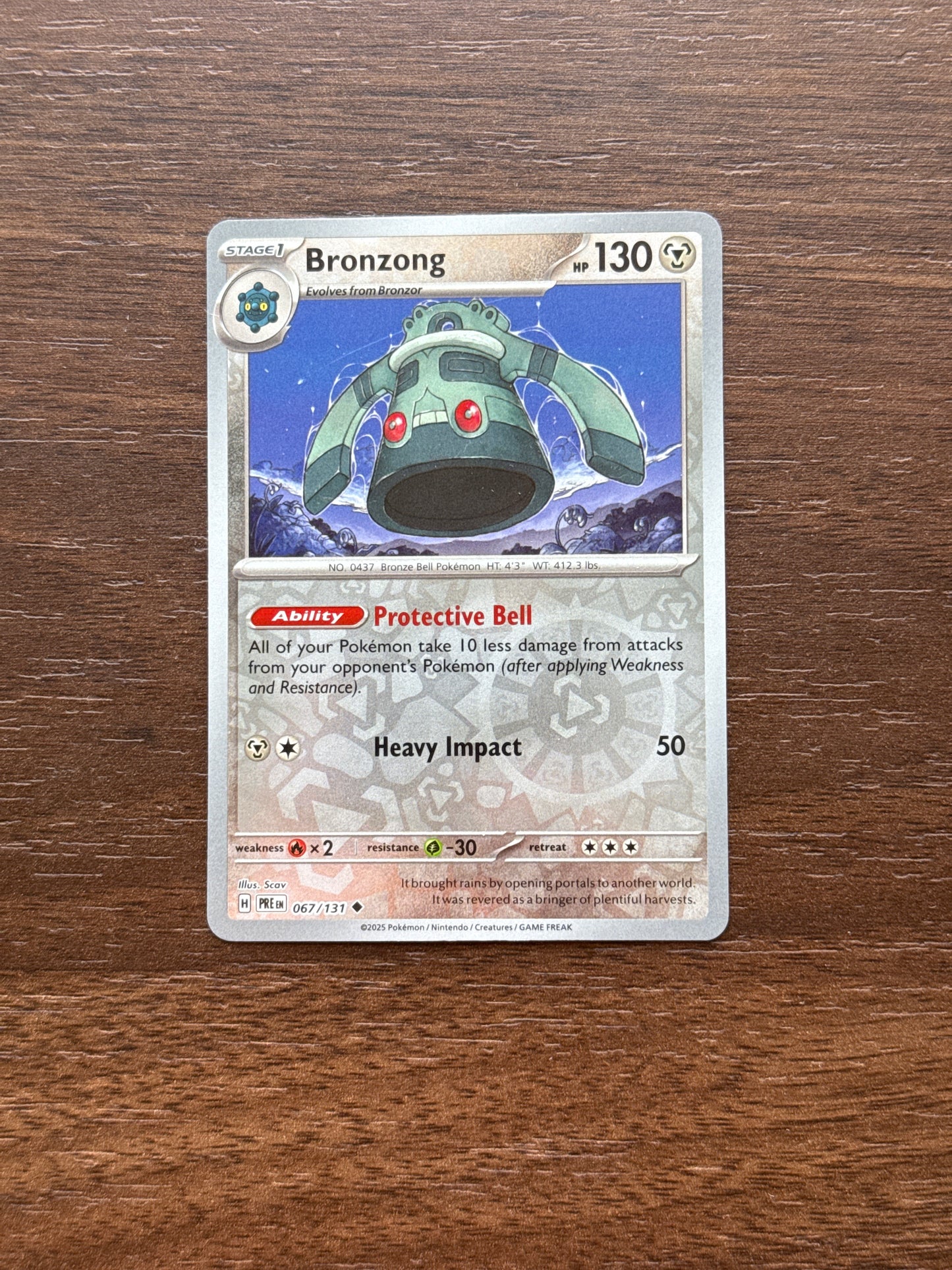 067/131 | Bronzong Rev Holo | Prismatic Evolutions