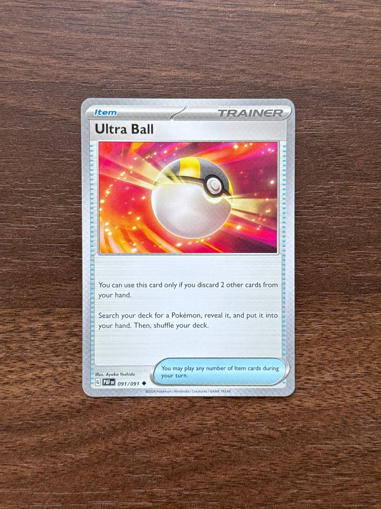 091/091 | Ultra Ball Common | Paldean Fates