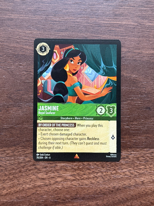 070/204 | Jasmine Royal Seafarer Rare Card | Azurite Sea