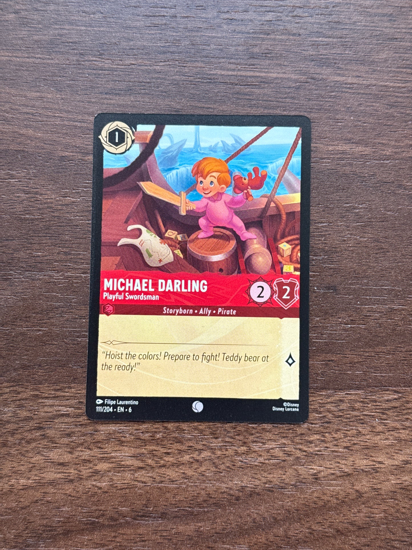 111/204 | Michael Darling Common Card | Azurite Sea