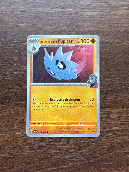 095/182 | Team Rocket’s Pupitar Common | Destined Rivals