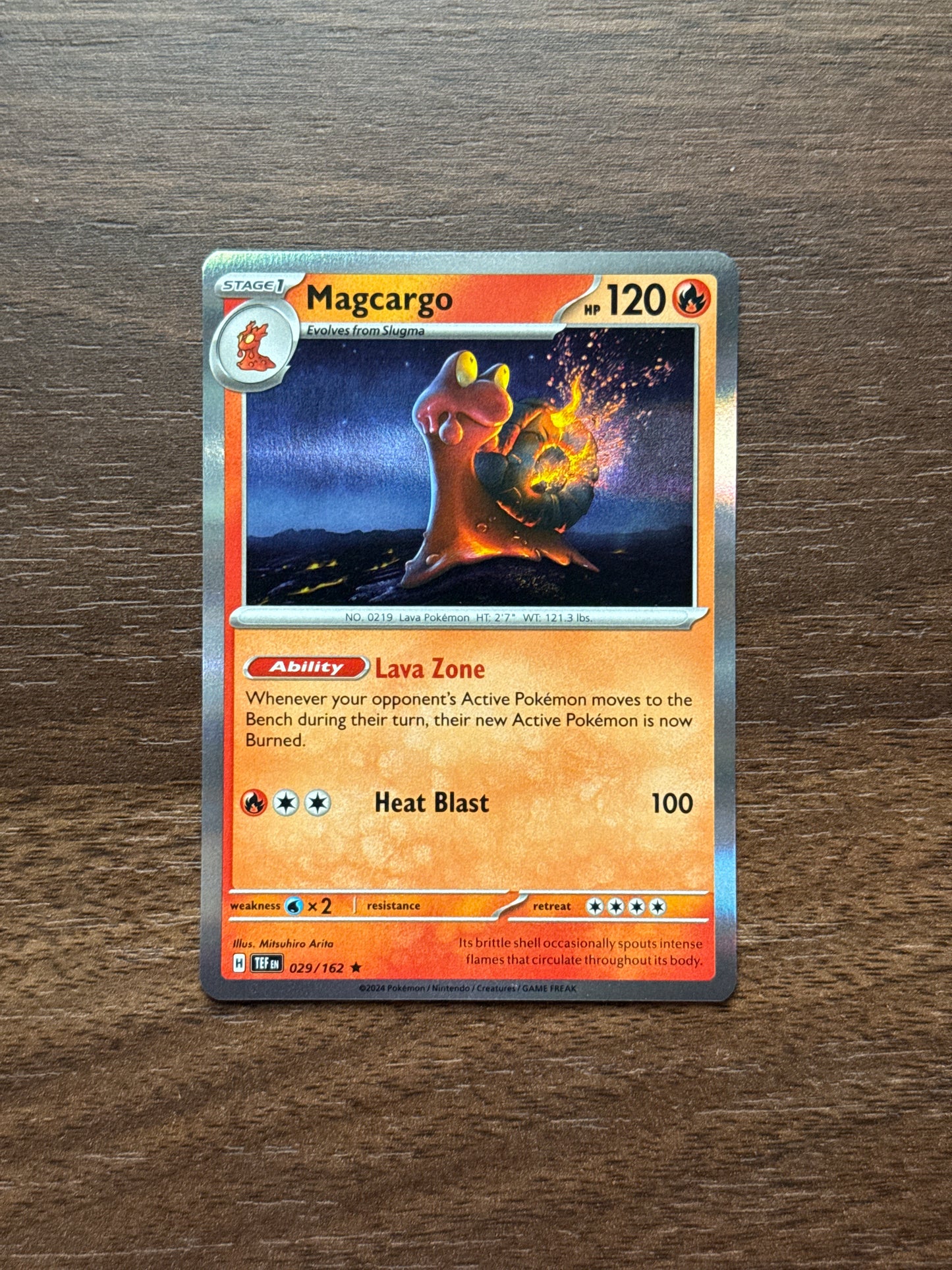 029/162 | Magcargo Holo | Temporal Forces