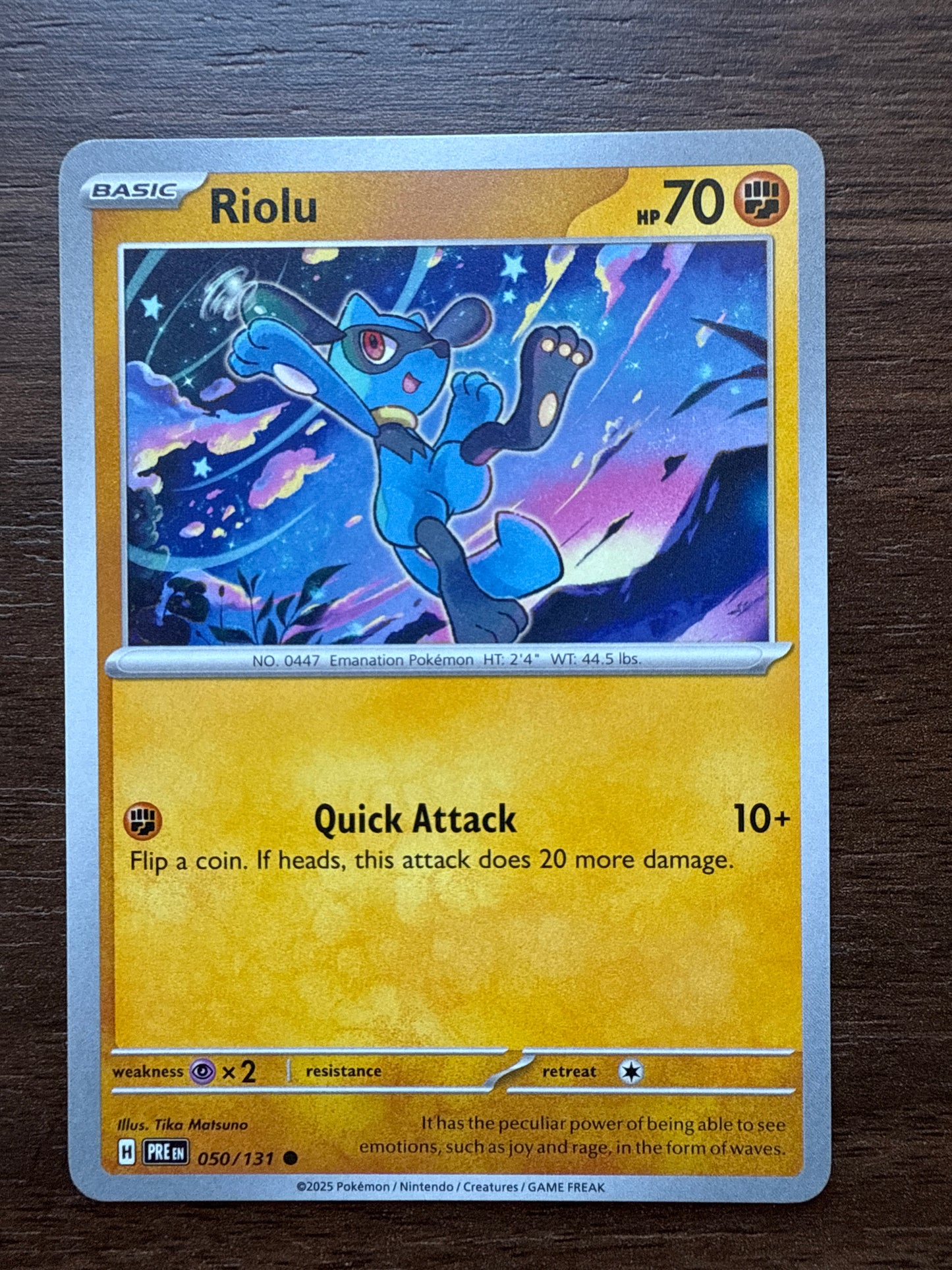 Riolu Common | Prismatic Evolutions | 050/131