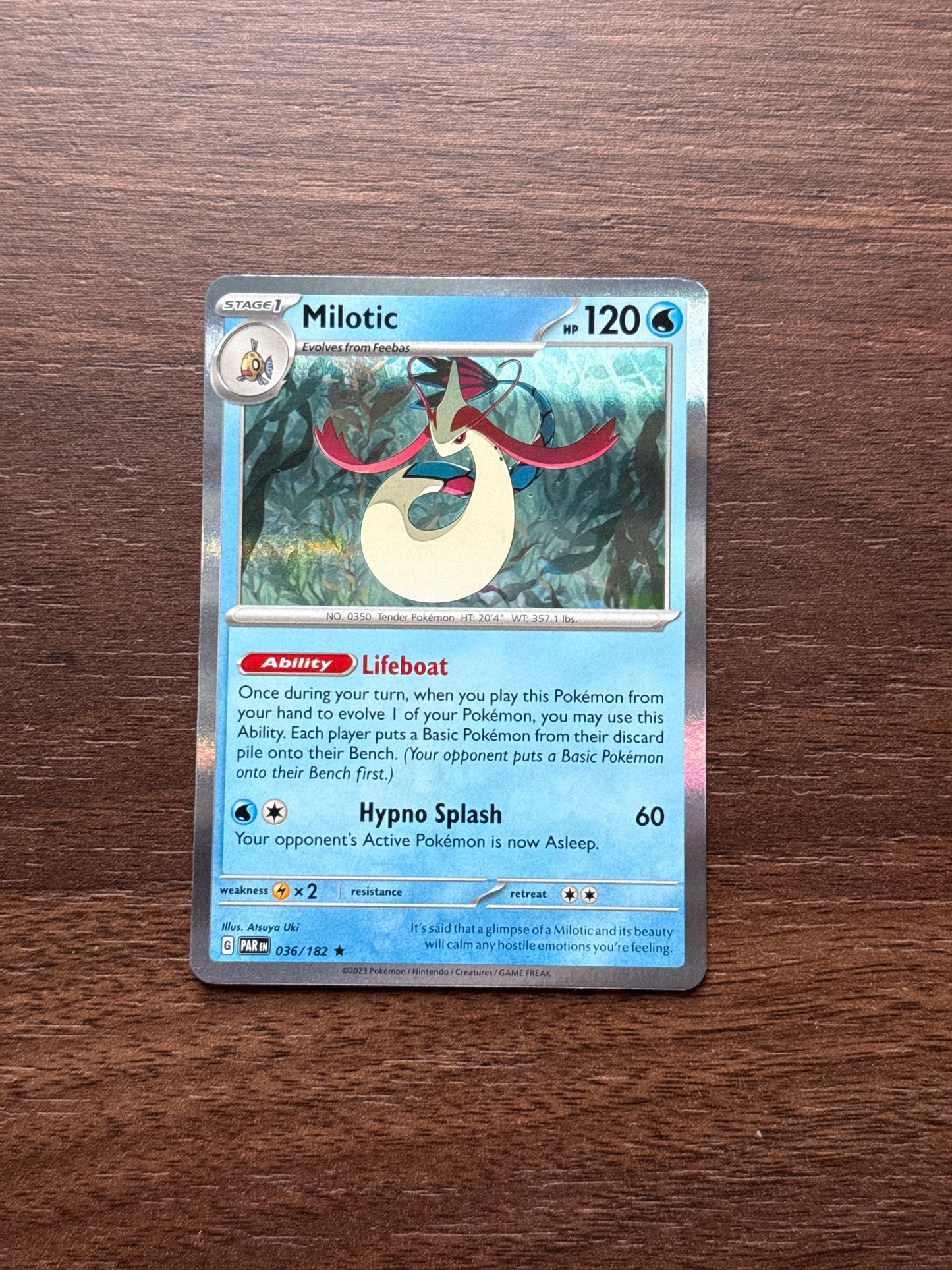 036/182 | Milotic Holo | Paradox Rift