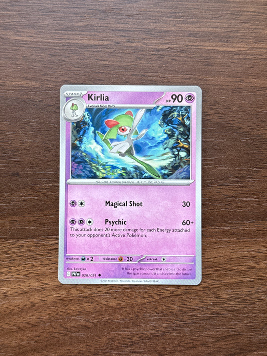 028/091 | Kirlia Common | Paldean Fates