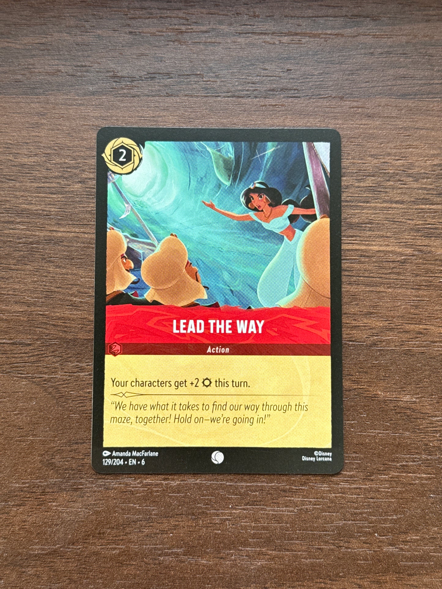 129/204 | Lead The Way Common Card | Azurite Sea