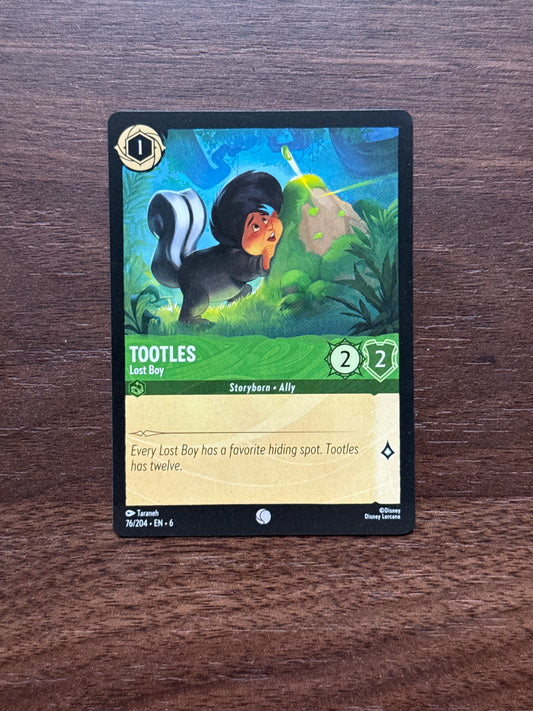 076/204 | Tootles Common Card | Azurite Sea