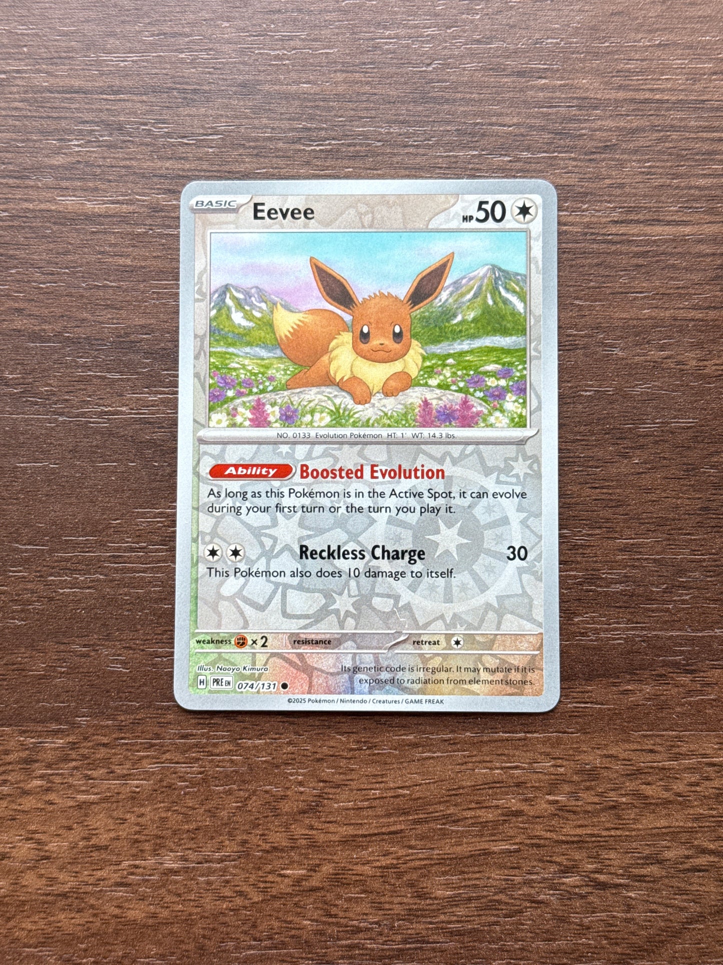 074/131 | Eevee Rev Holo | Prismatic Evolutions