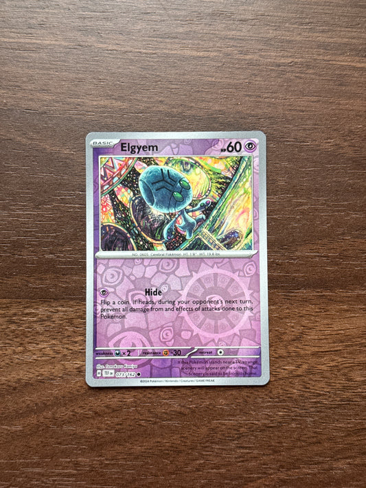 073/162 | Elgyem Rev Holo | Temporal Forces