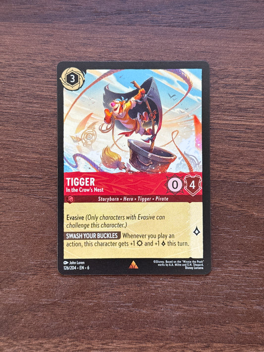 126/204 | Tigger Rare Card | Azurite Sea