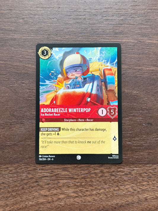 116/204 | Adorabeezle Winterpop Common Card | Azurite Sea