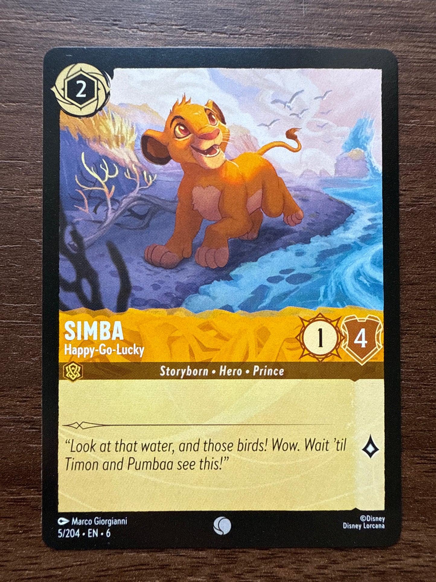 Simba Common Card | Azurite Sea | 005/204
