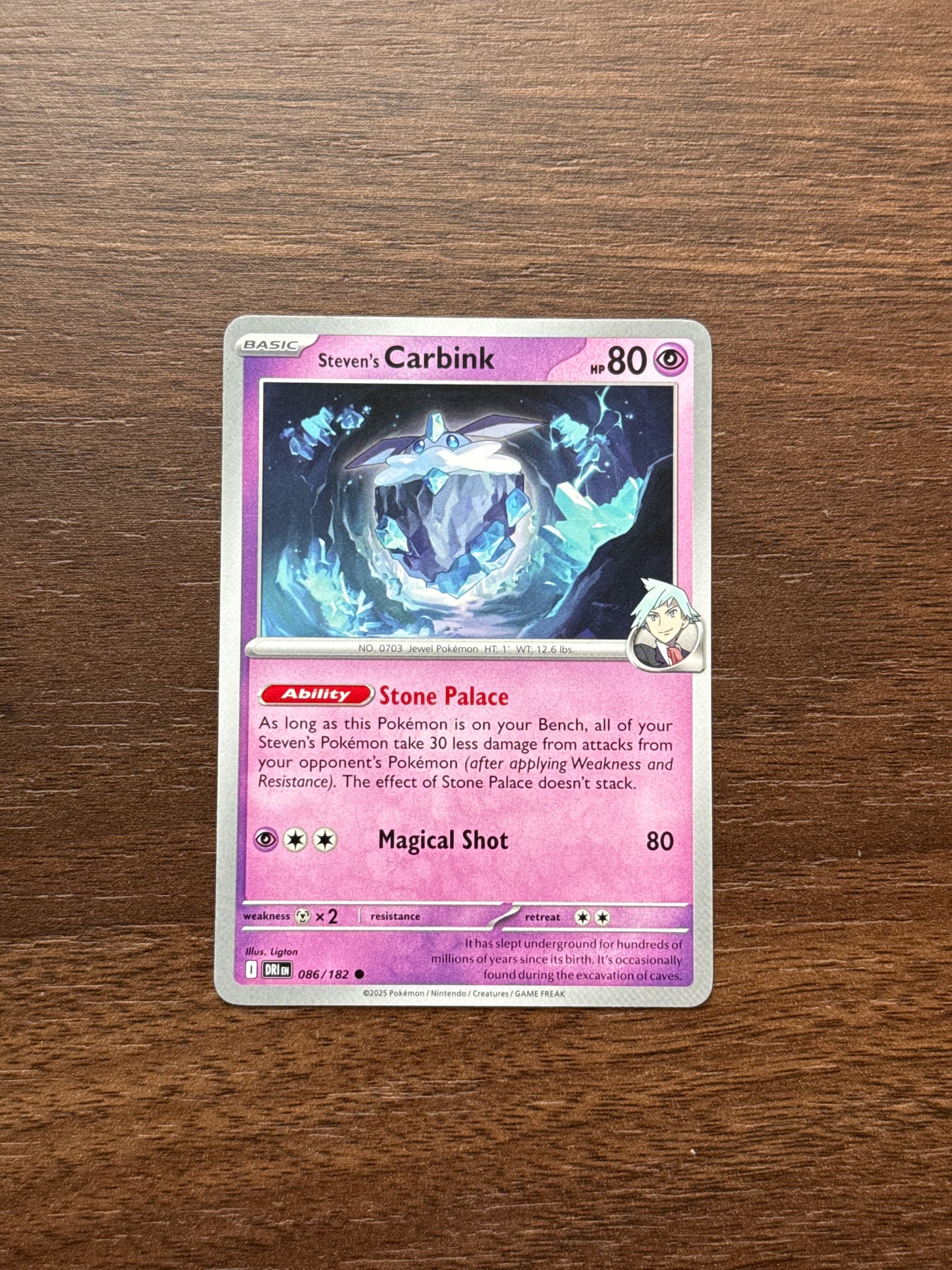 086/182 | Steven's Carbink Common | Destined Rivals