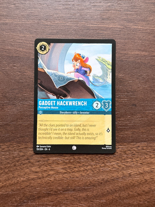 151/204 | Gadget Hackwrench Common Card | Azurite Sea