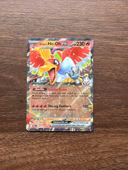 039/182 | Ethan's Ho-Oh Ex Double Rare | Destined Rivals