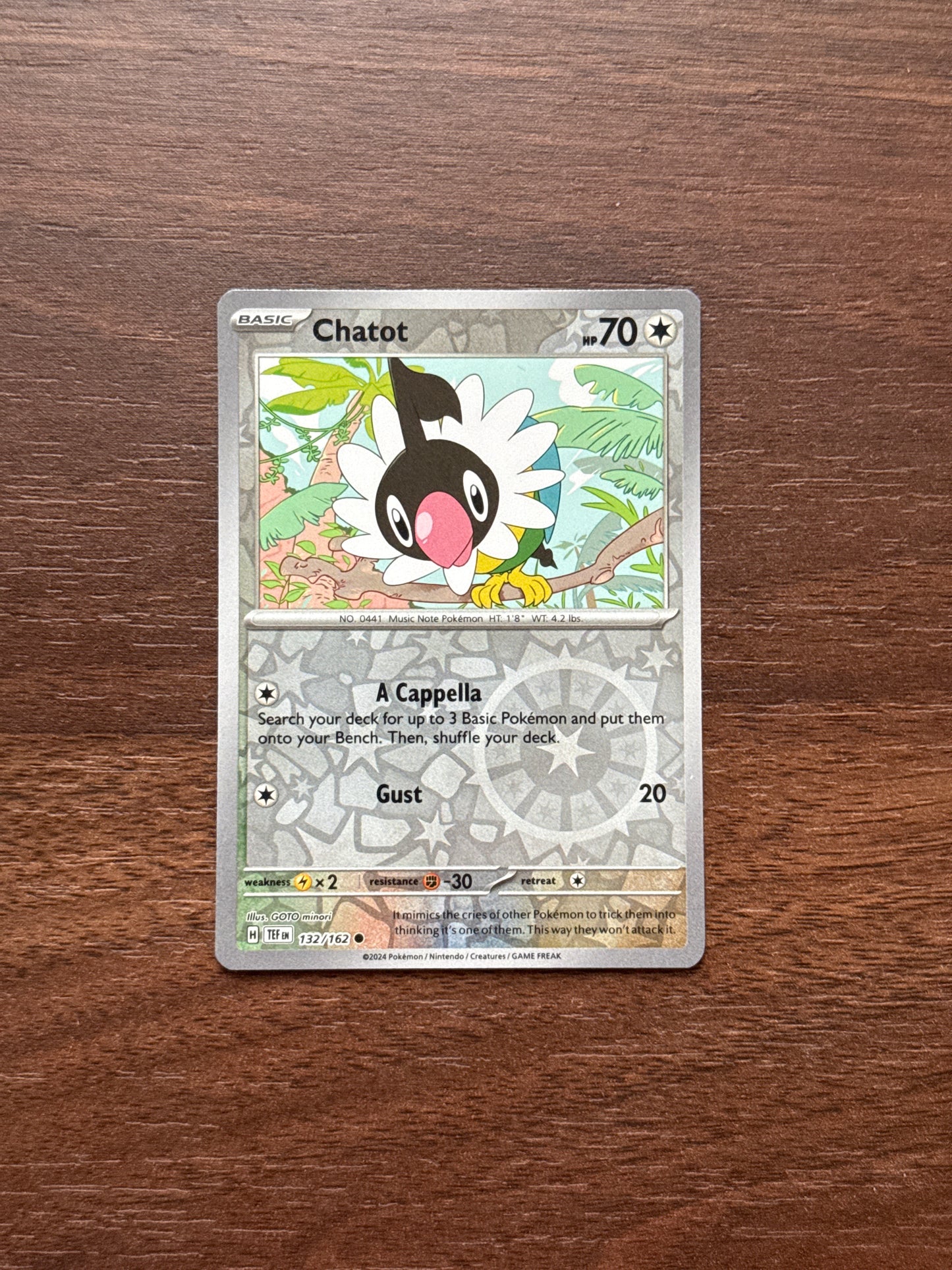 132/162 | Chatot Rev Holo | Temporal Forces
