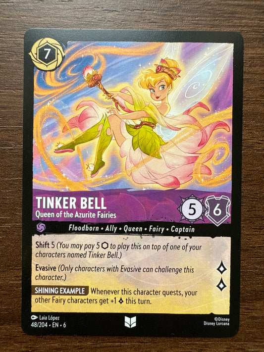 Tinker Bell Uncommon Card | Azurite Sea | 048/204